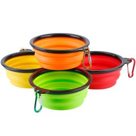 4PC Silicone Collapsible Dog Bowl