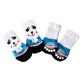 4 Pcs Indoor Cats Dogs Knitted Sock