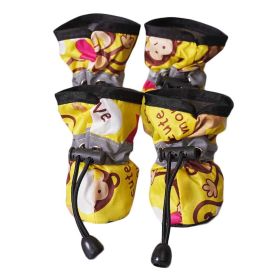 Cute Yellow Dog Boots