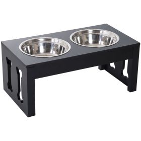23" Modern Decorative Dog Bone Wood