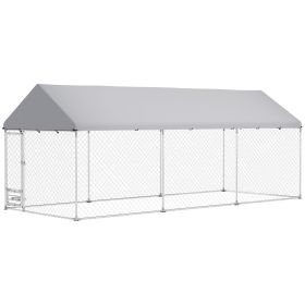 Outdoor Dog Kennel w/ Adjustable