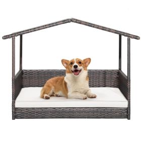 Outdoor Rattan Dog House