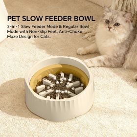 White dual-purpose slow food bowl