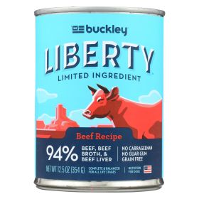 Buckley - Liberty Wet Food Beef - Case