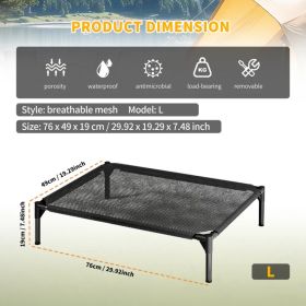 L-type Mesh Pet Bed With Ventilation And Heat Dissipation, Stable And Durable Structure, Suitable For Small And Medium-sized Cats And Dogs (Option: Defaulttitle)