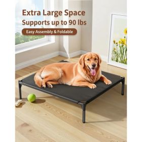 Pet Bed, No Assembly Required, Foldable, Portable, Waterproof & Moisture-Proof, Breathable & Antibacterial, All-Season Sleeping Mat For Cats and Dogs (Option: OxfordclothL)